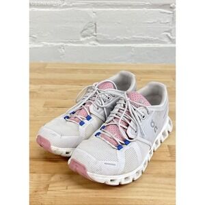 On Cloud Running Women's Shoes - Pink, Blue, and White